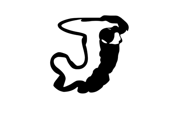 Cheesy Gooey Melting Mono Letter SVG J: Graphics for Crafts