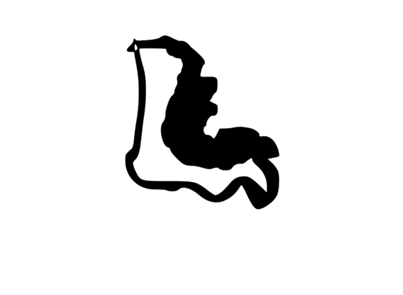 Cheesy Gooey Melting Mono Letter SVG L: Graphics for Crafts