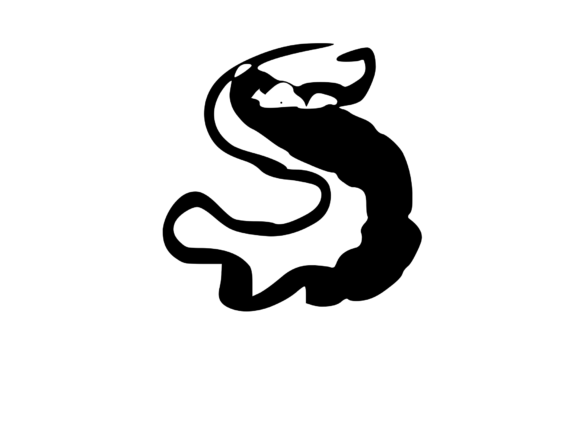 Cheesy Gooey Melting Mono Letter SVG S Graphics & Crafts
