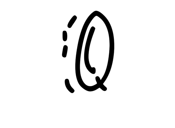 Crazy Funky Dancing Mono Letter Q: Graphics & Crafts Review