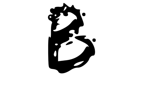 Decaying Rotten Mono Letter B – A Bold Graphic for Crafty Editorial Flair