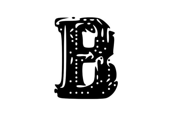 Fun Whacky Playful Mono Letter B V.1: A Designer’s Honest Take for Real Embroidery Use
