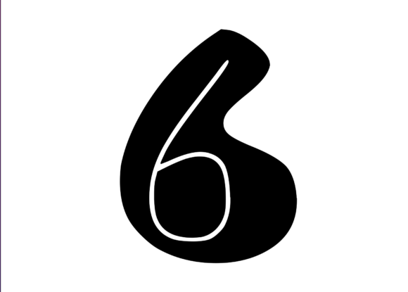 Funky Bold Skeleton Number 6: A Dynamic Graphic for Craft & Content Design