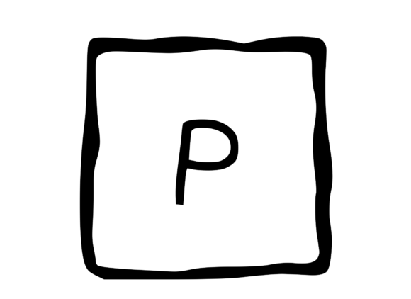 Hand Drawn Outlined Frame: Graphics for Crafts