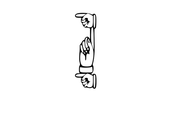 Mono Hand Made Letter I: Graphics for Crafts