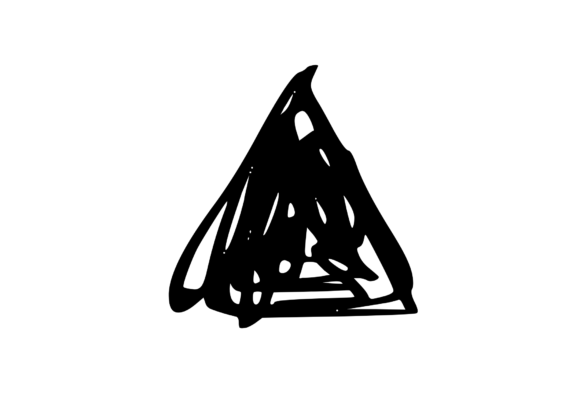 Mono Scribble Graphic Triagnle: A Crafty Touch for Modern Blog Graphics