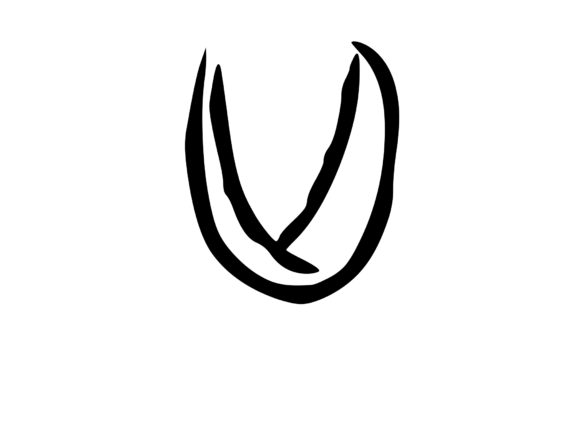 Rough Urban Zine Skater Mono Letter U: A Bold Graphic for Craft & Content Creators