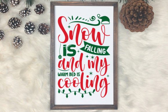 Snow is Falling Graphics: Cozy Crafts Review