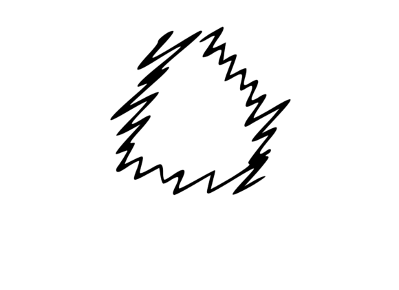 Zapped Comic Shocked Mono Letters O: A Bold Graphic for Creative Blogs and Crafts